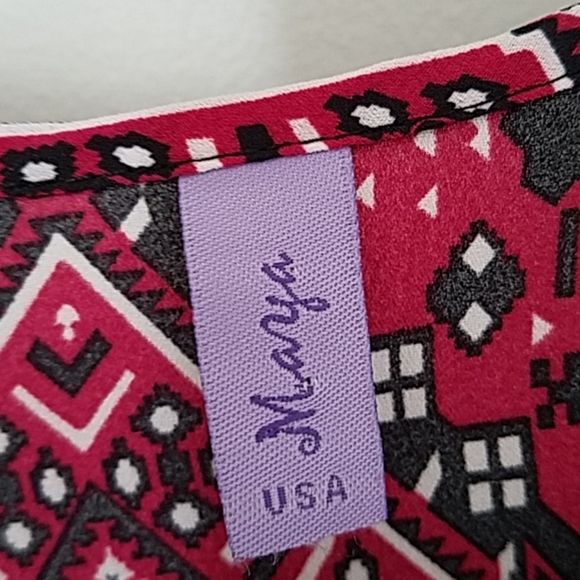 Maya Girl's Size 10 Boho Top - Picture 5 of 7